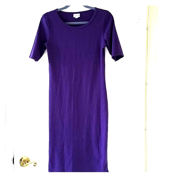 LuLaRoe Dresses & Skirts - 💜 OFFER! 💜 LULAROE Julia Cotton T Dress S